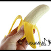 1 Realistic Stretchy Banana - Sensory, Stress, Squeeze Fidge