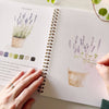 Garden watercolor workbook