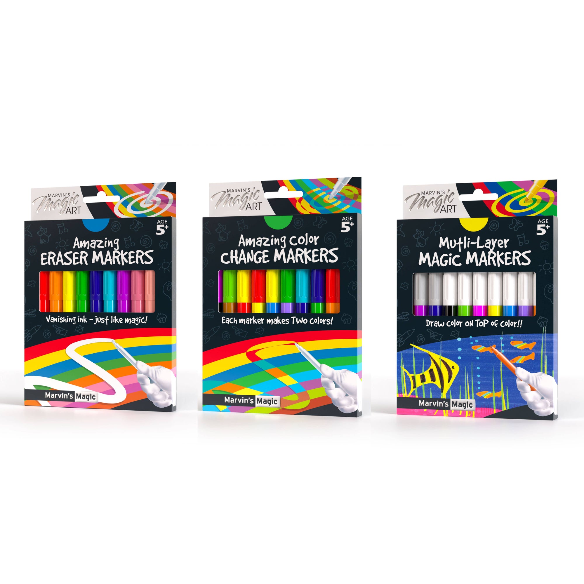 Amazing Magic Markers 10 Pack Assortment
