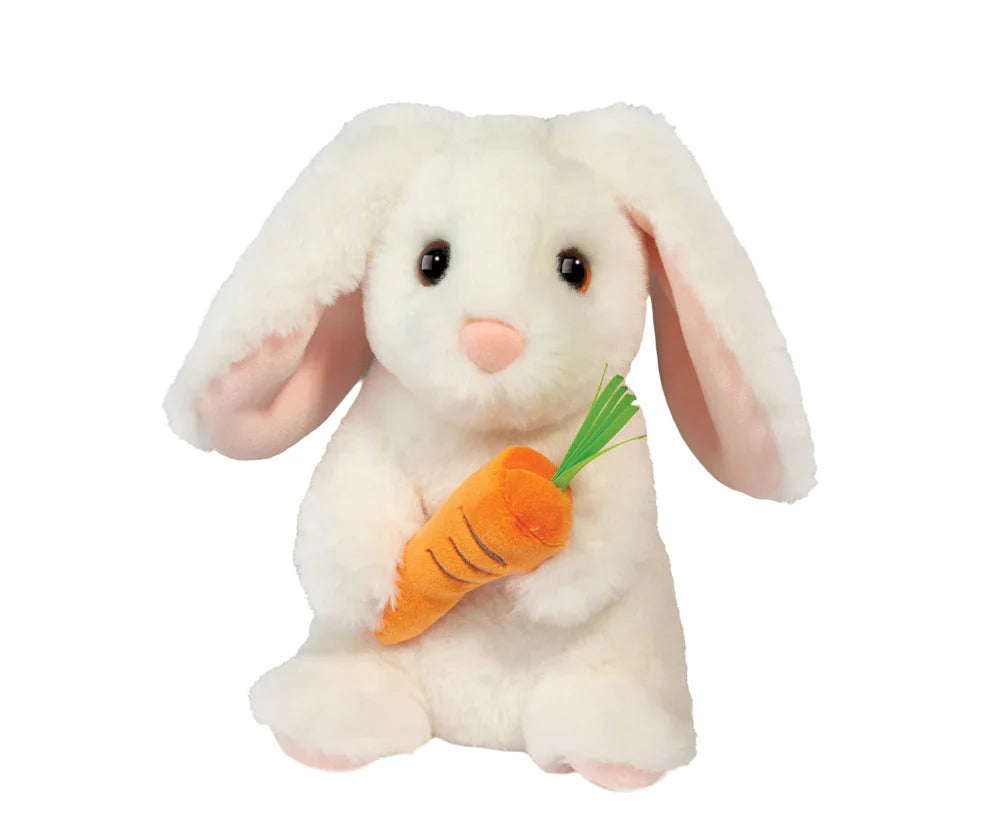 Zen Bunny with Carrot Plush Stuffed Animal