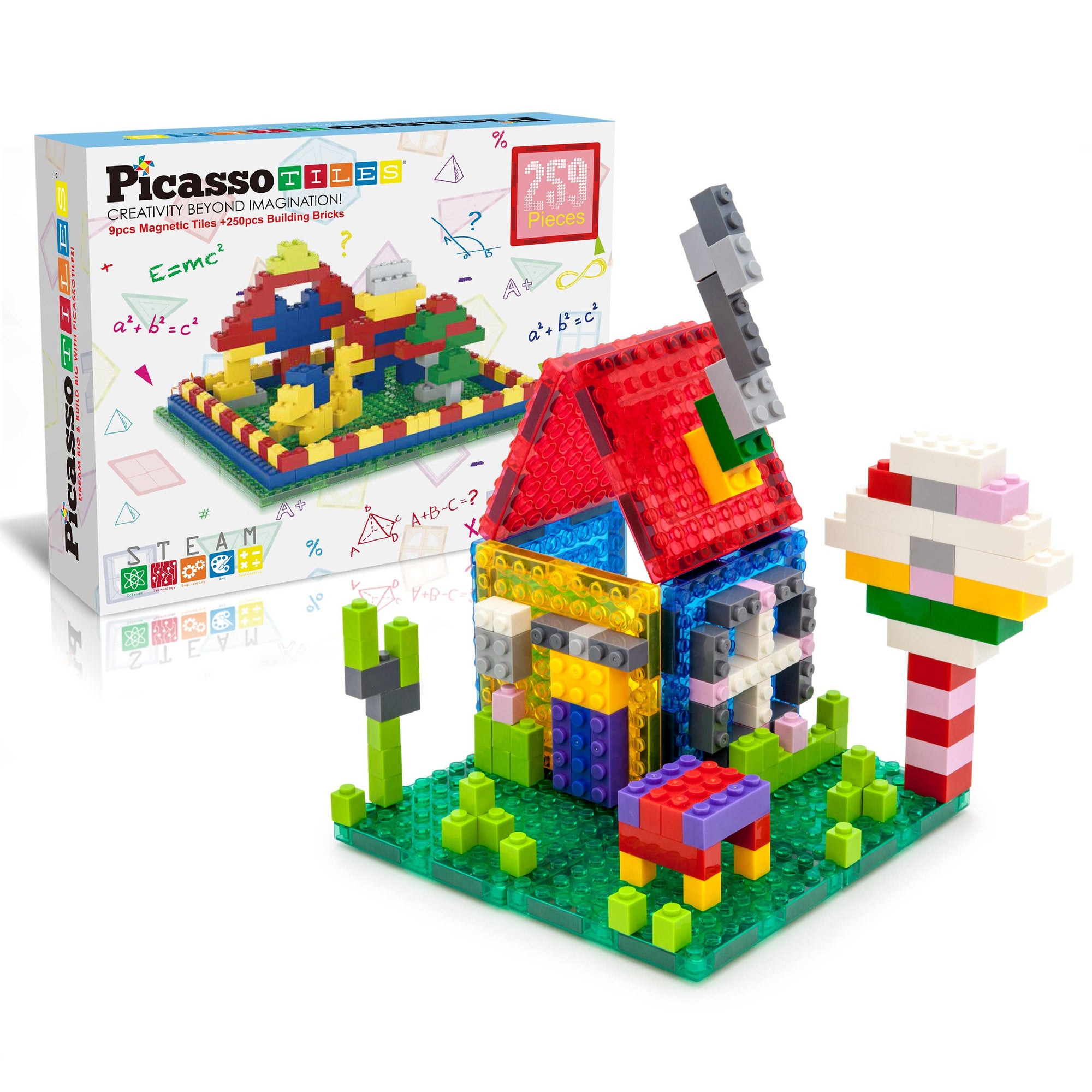 259 Piece Magnetic Brick-Tiles & Bricks