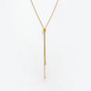 Snake Chain Adjustable Over-length 65cm Necklace Stainless Steel