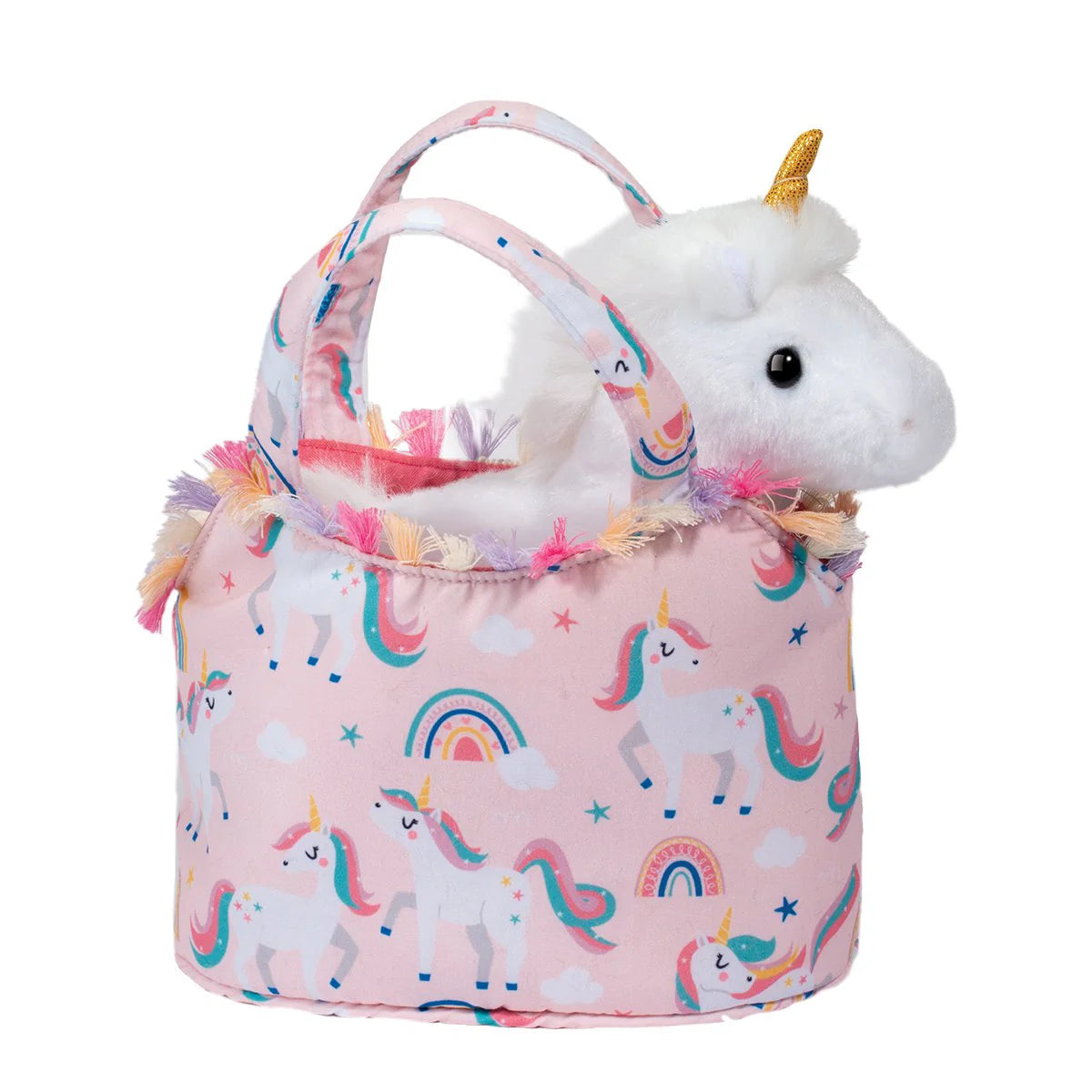 Unicorn Sky Sassy Sak with Unicorn plush Stuffed Animal