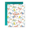 Dinosaur Birthday Greeting Card