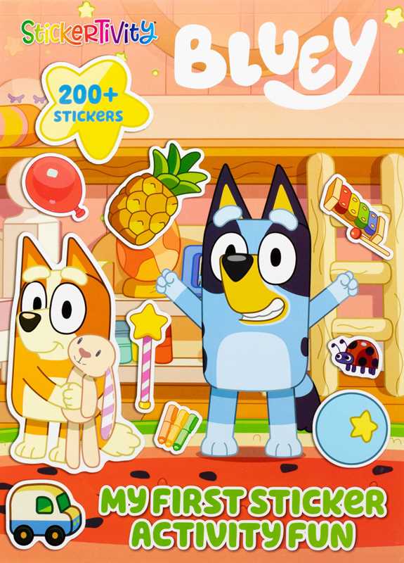 Bluey: Stickertivity: My First Sticker Activity Fun by Dienesa Le: Paperback; 64 pages / English