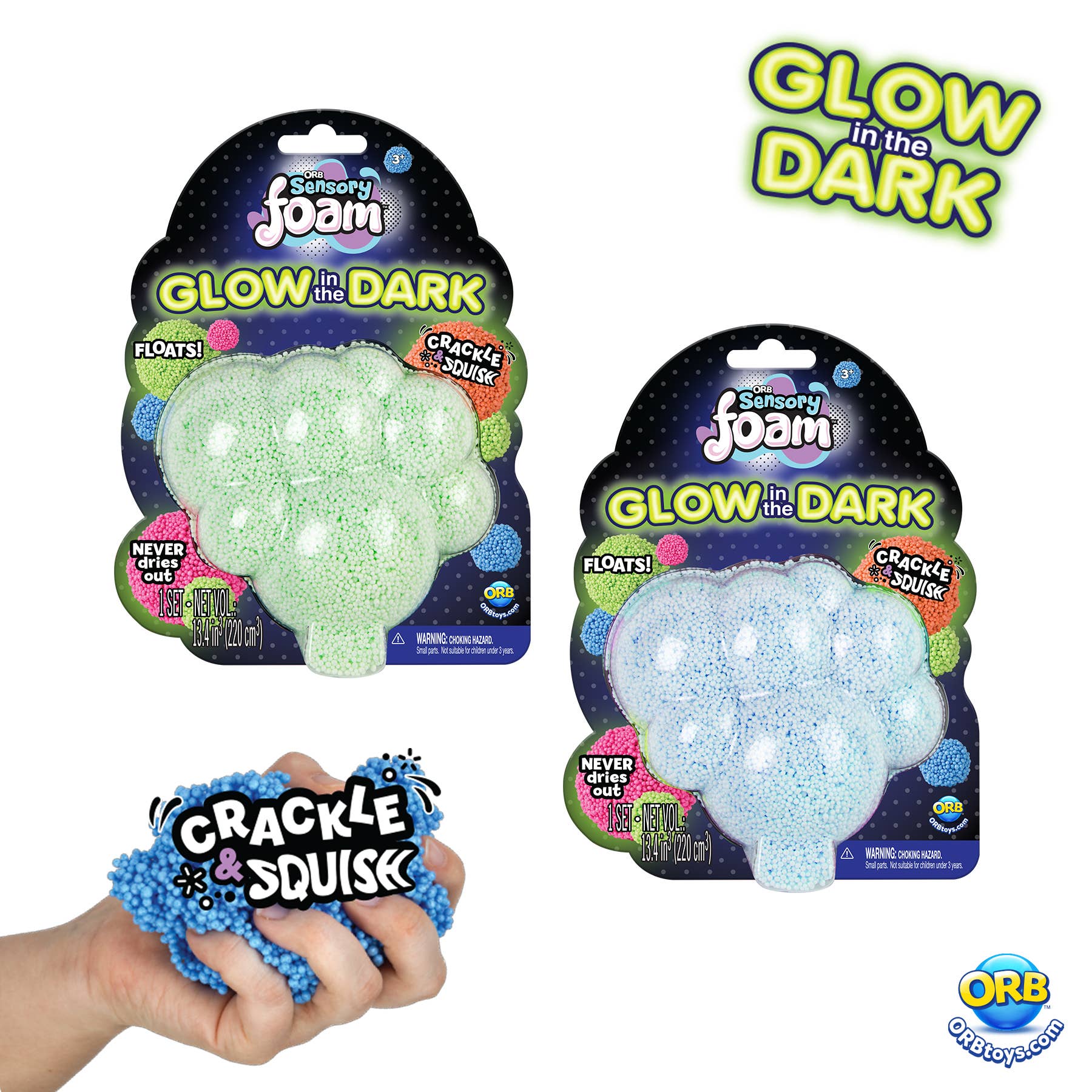 Glow in the Dark ORB™ Sensory Foam