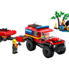 Fire Truck with Rescue Boat - LEGO®   City - 60412