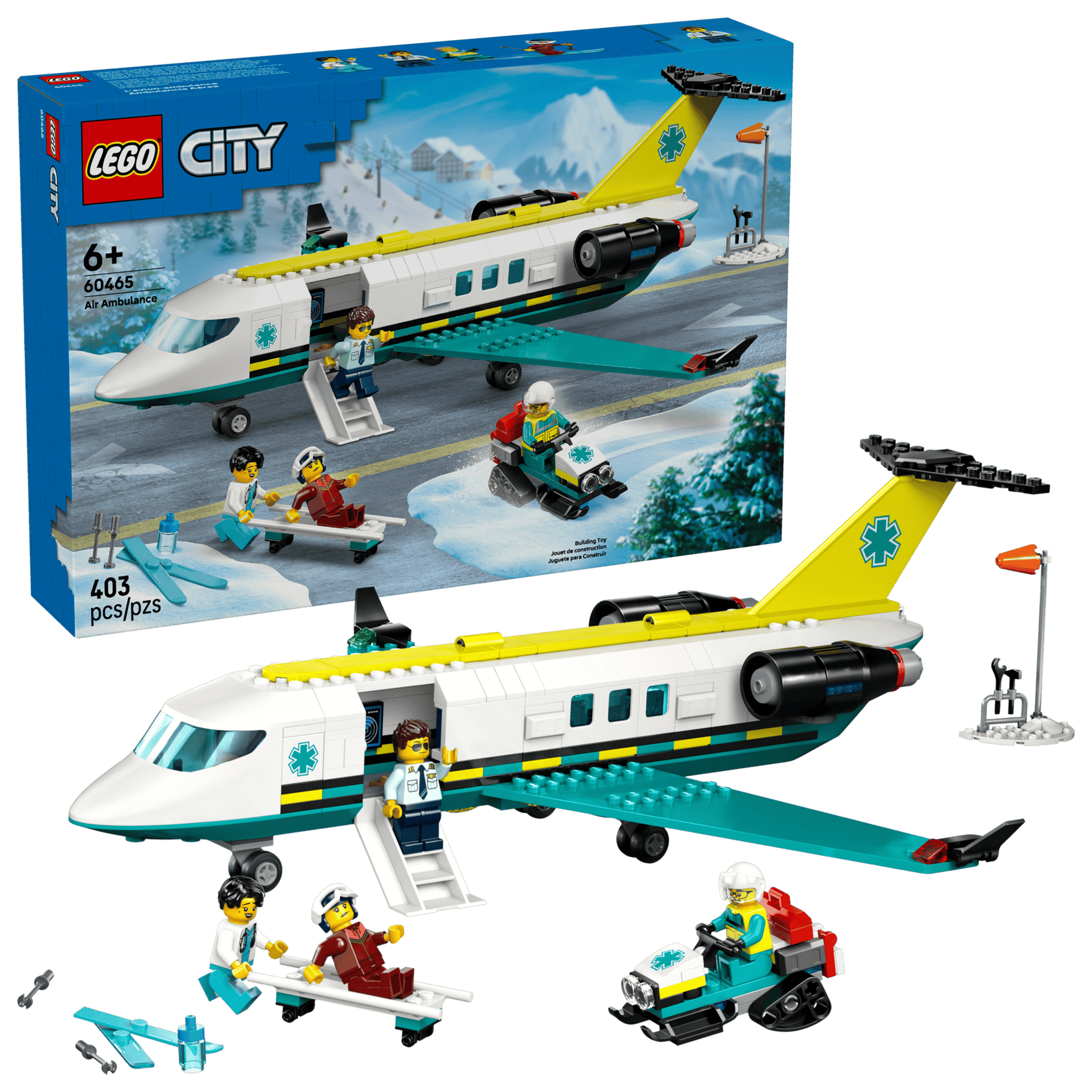 Emergency Air Ambulance Airplane - LEGO®  City - 60465