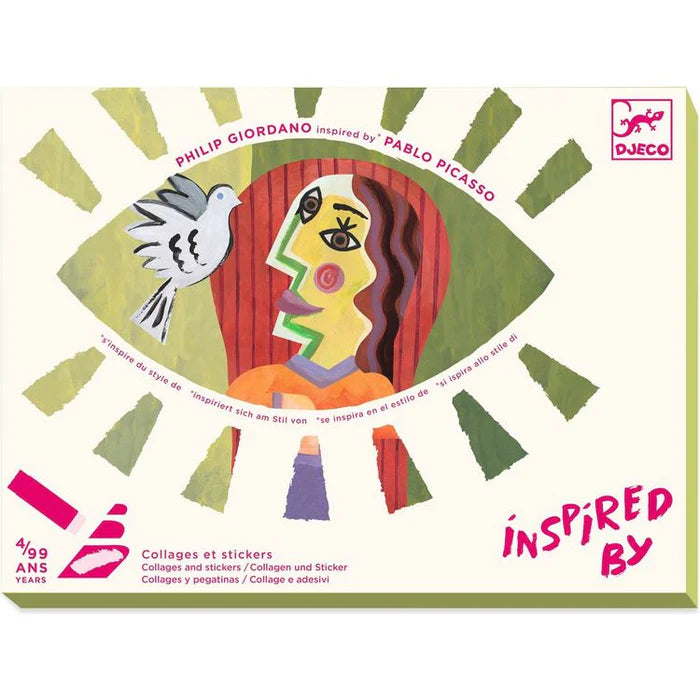 Inspired by Pablo Picasso - Cubism Collage Art Kit