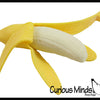 1 Realistic Stretchy Banana - Sensory, Stress, Squeeze Fidge