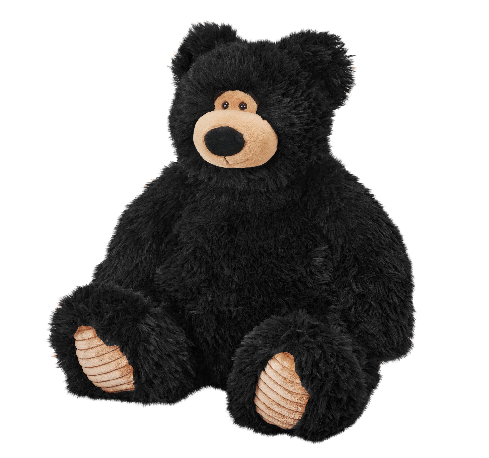 Snuggleluvs Black Bear Weighted Stuffed Animal 15"