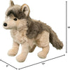 Smoke Wolf Plush Stuffed Animal