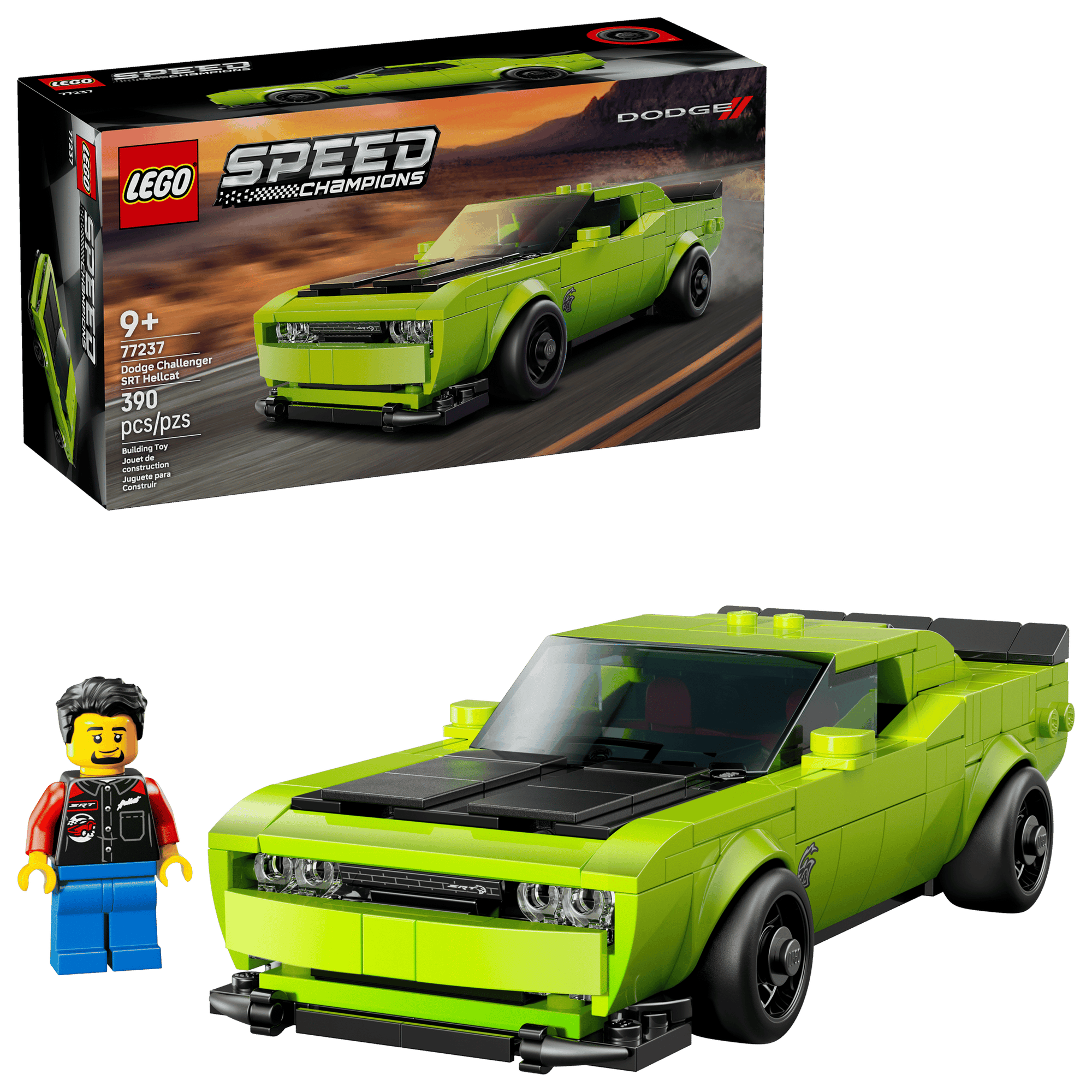 Dodge Challenger SRT Hellcat Sports Car - LEGO® Speed Champions - 77237