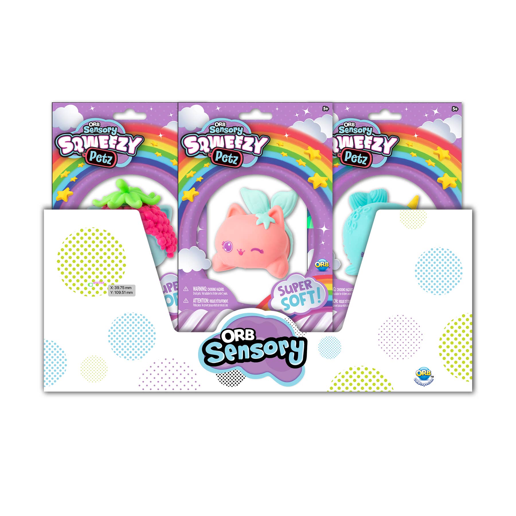Sensory Sqweezy Petz Super ORB™ – Young Explorers
