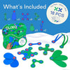 Itsy Green/Blue 18 PCS CLIXO