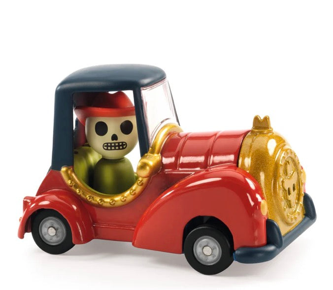 Red Skull Crazy Motors Car