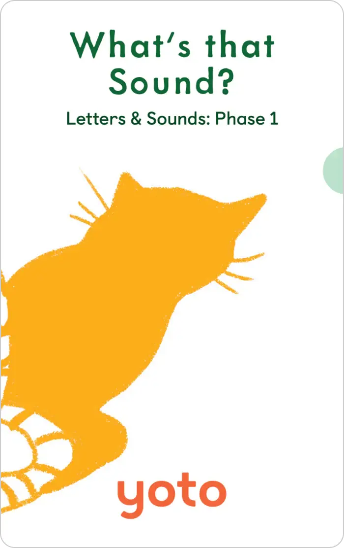 Phonics: Letter & Sounds: Phase 1 - Yoto Cards