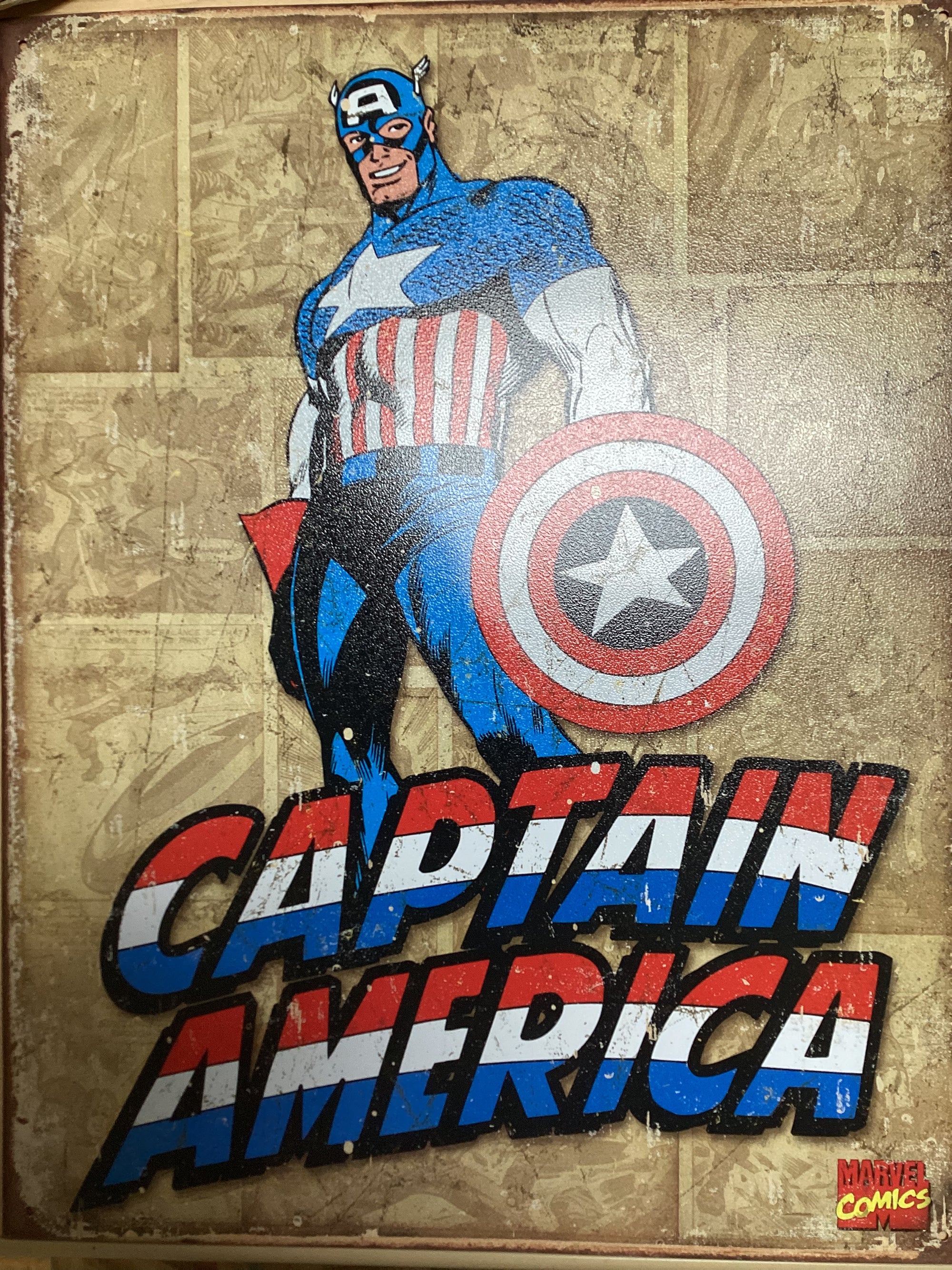 Retro Marvel Comics Tin Signs