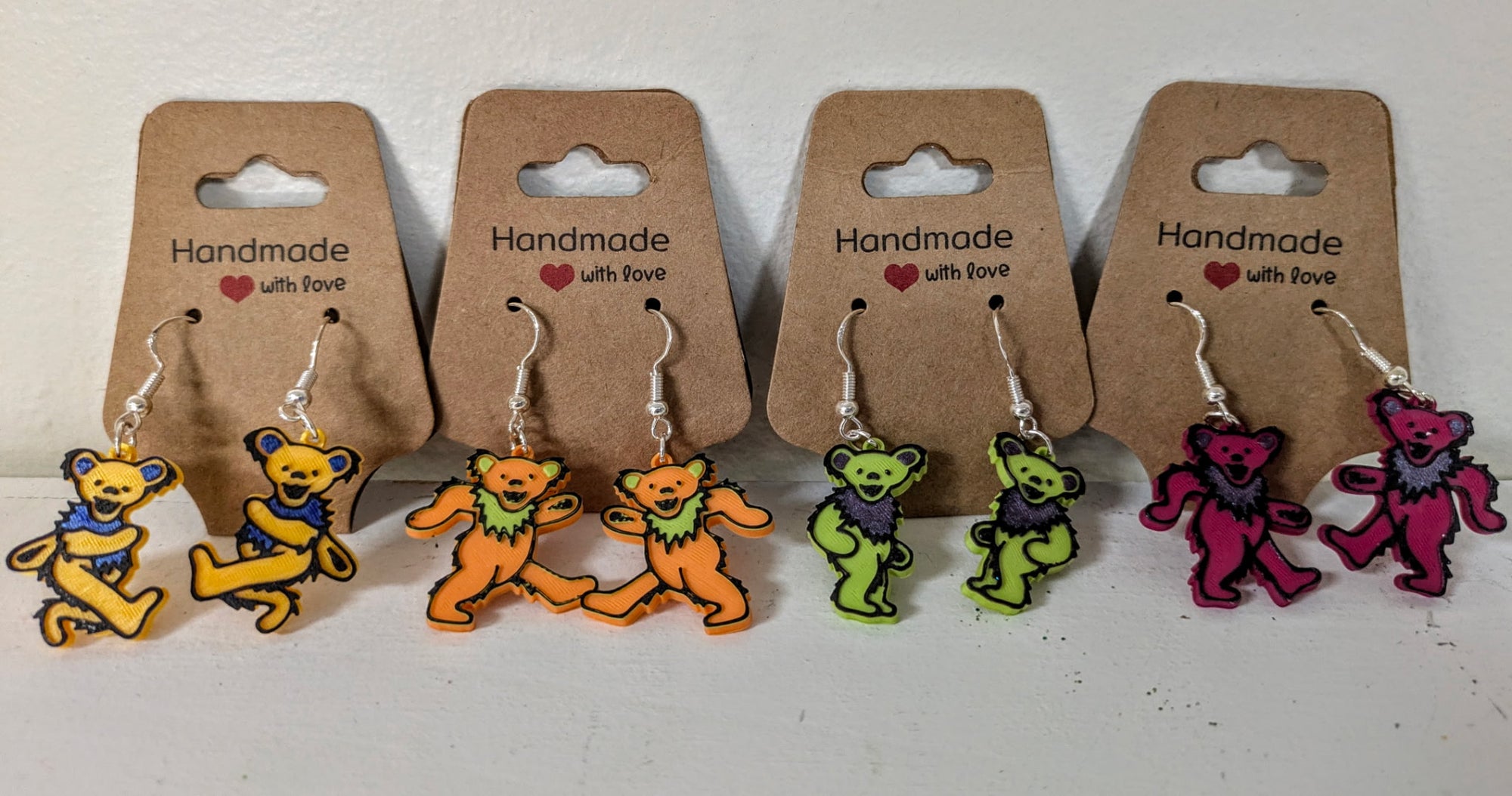 3d Printed Dancing Bear Earrings - Junior Entrepreneur Program