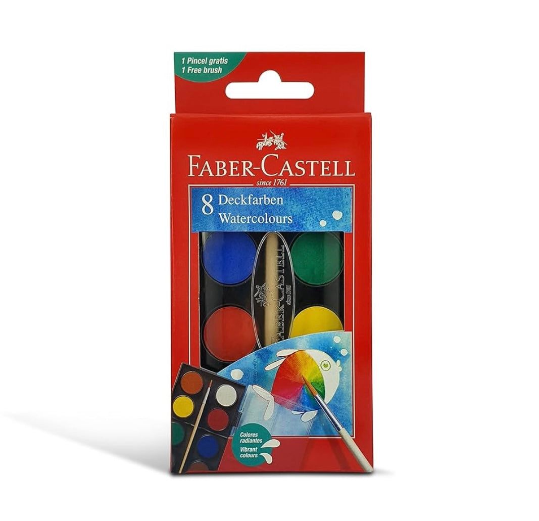 Watercolors - Faber-Castell 8 Color