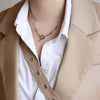 Double Chain Stainless Steel Necklace