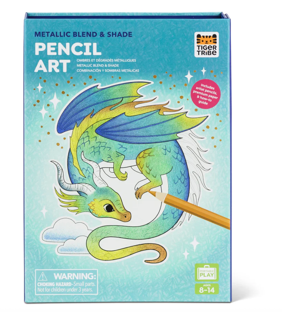 Metallic Blend & Shade - Pencil Art