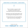Adam Grant 2026 Day-to-Day Calendar: Something to Think About