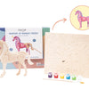 Unicorn - 3D Wooden Puzzle Paint Kit - Hands Craft