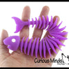 1 Stretchy Fish Bone Animal Puffer Stretchy Noodle Toys