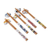 5 Ceramic Neko Cats Rest with 5 Pair Japanese Asian Bamboo Chopsticks Set In Gift Box Packaging