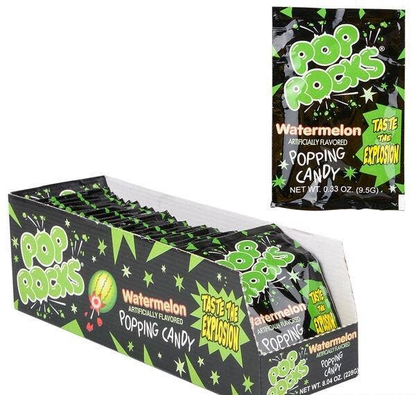 POP ROCKS WATERMELON 24PCS/DISPLAY LLB candy