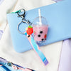 Strawberry Bubble Tea - Bag Charm Kit