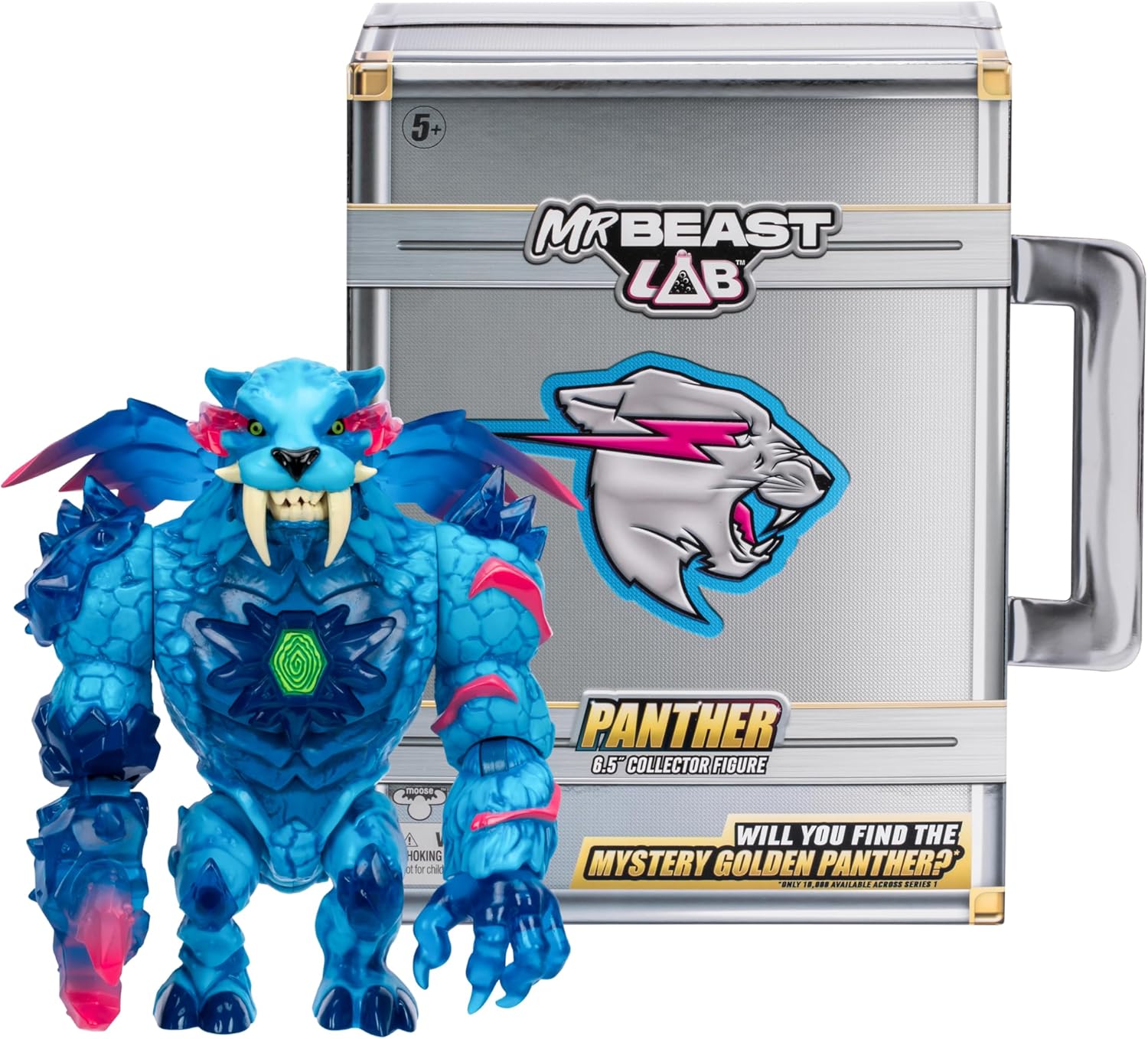 MrBeast Lab Apex Beast Panther Collector Figure, 6.25" Tall