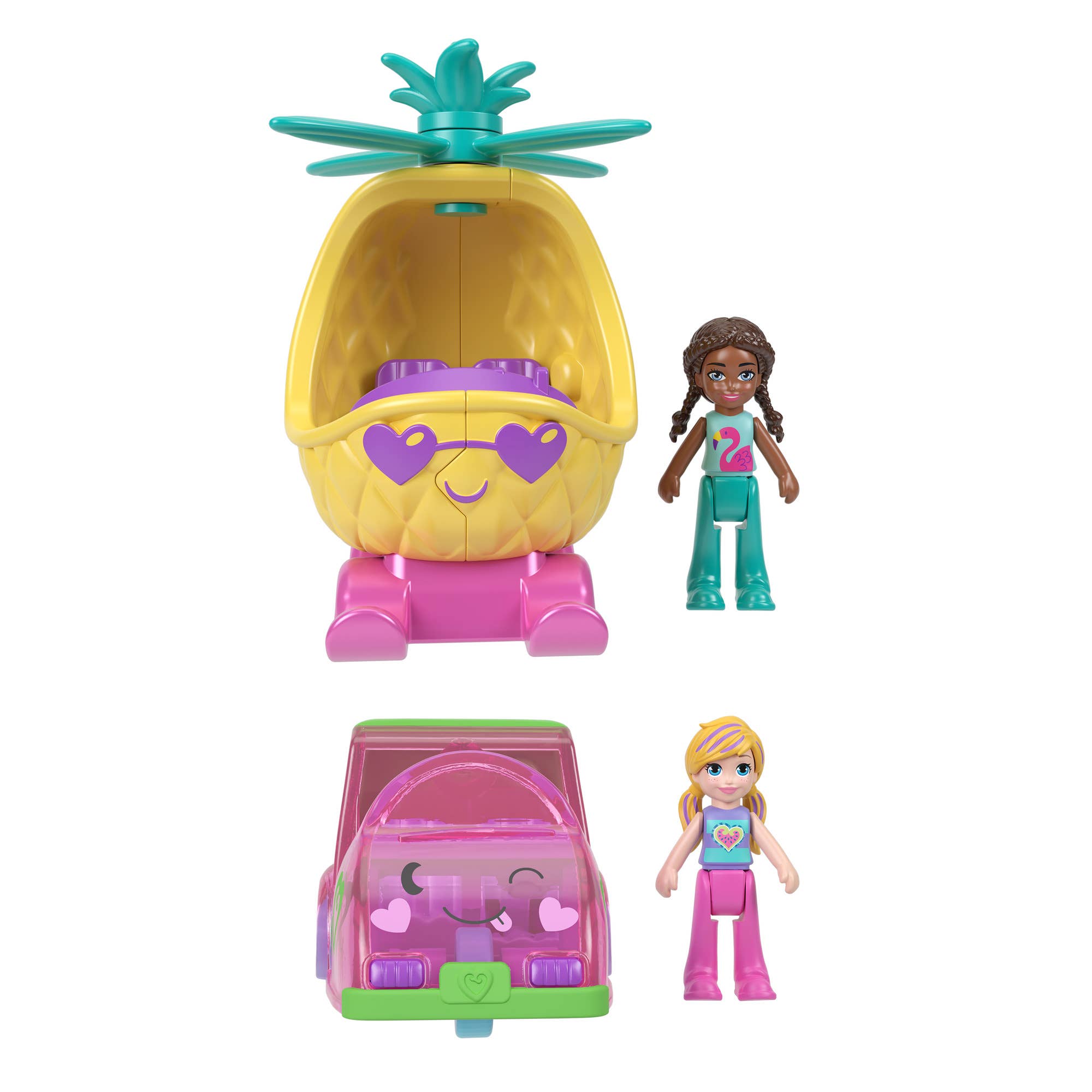 Polly Pocket Pollyville Cars 2-Pack - Mattel