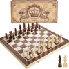 Wooden Chess Set - Magnetic 15"