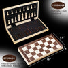 Wooden Chess Set - Magnetic 15"