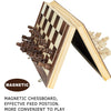 Wooden Chess Set - Magnetic 15"