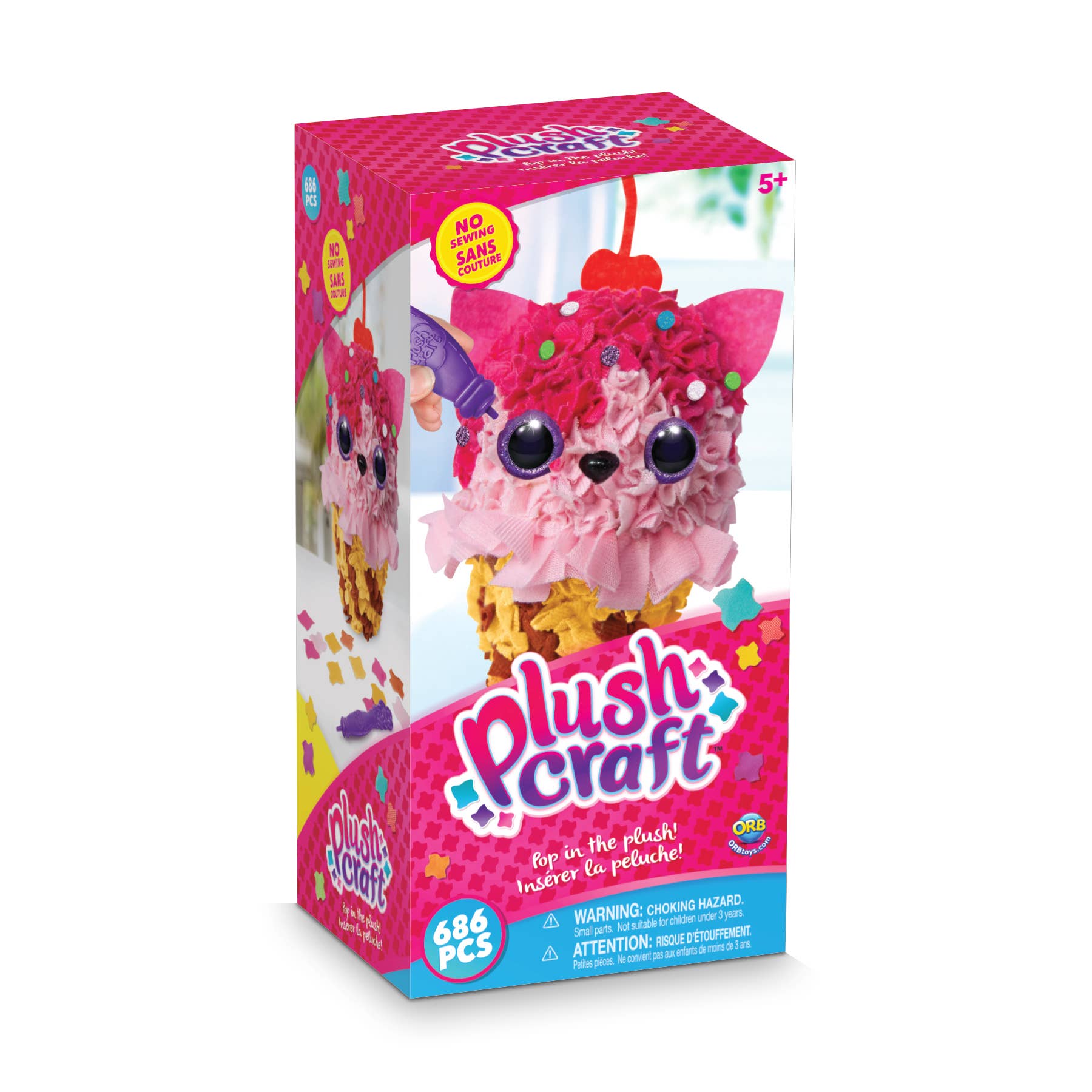 PlushCraft™ 3D Ice Cream Cat