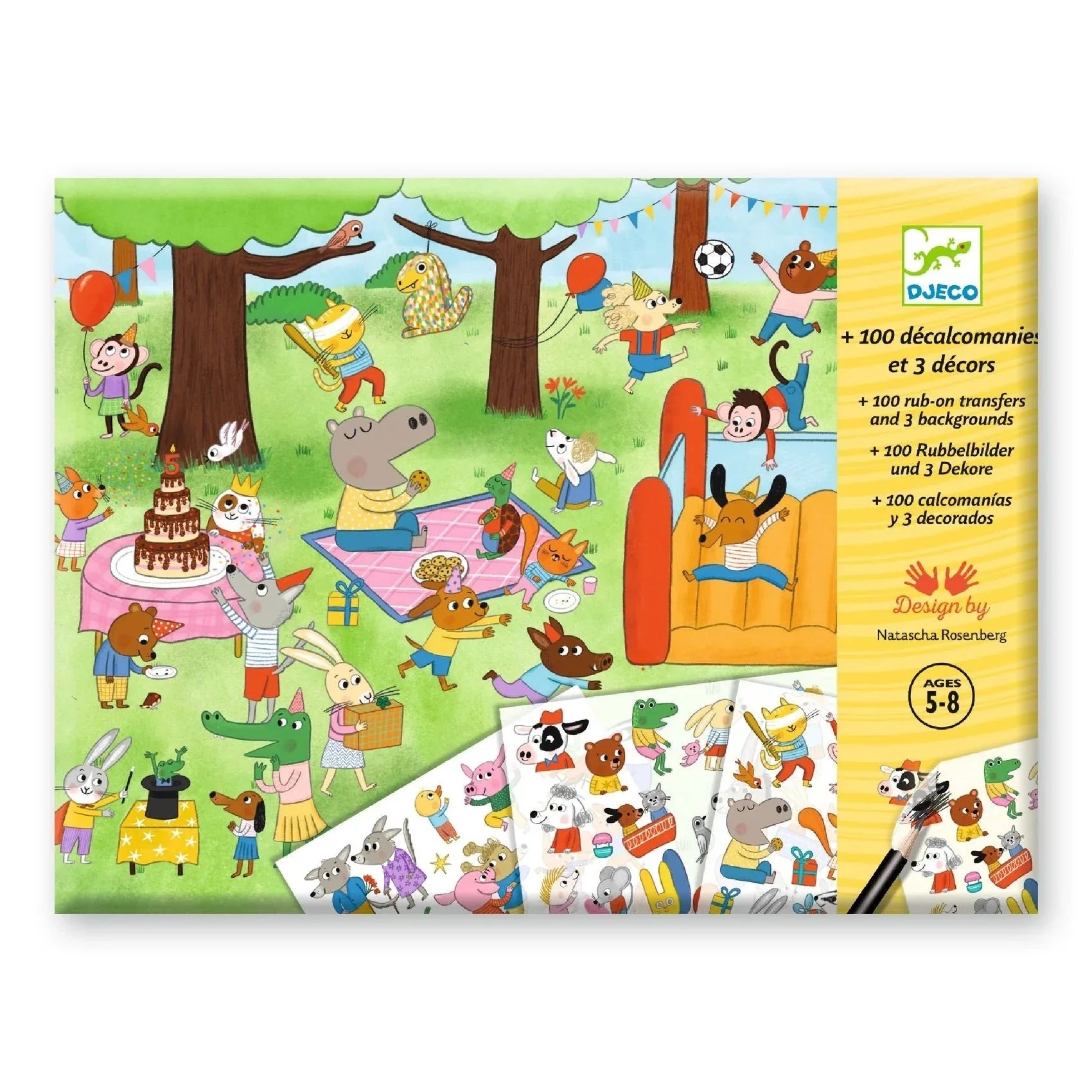 Party Time Rub-on Transfers