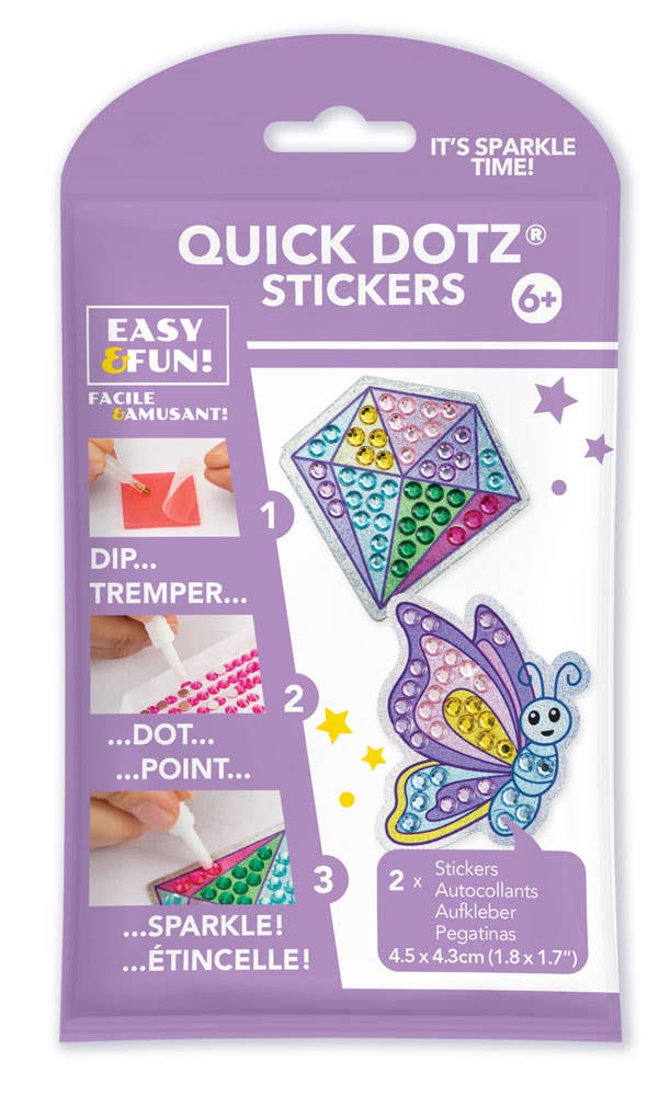 Butterfly Sparkle - Diamond Dotz BIG DOTZ Sticker