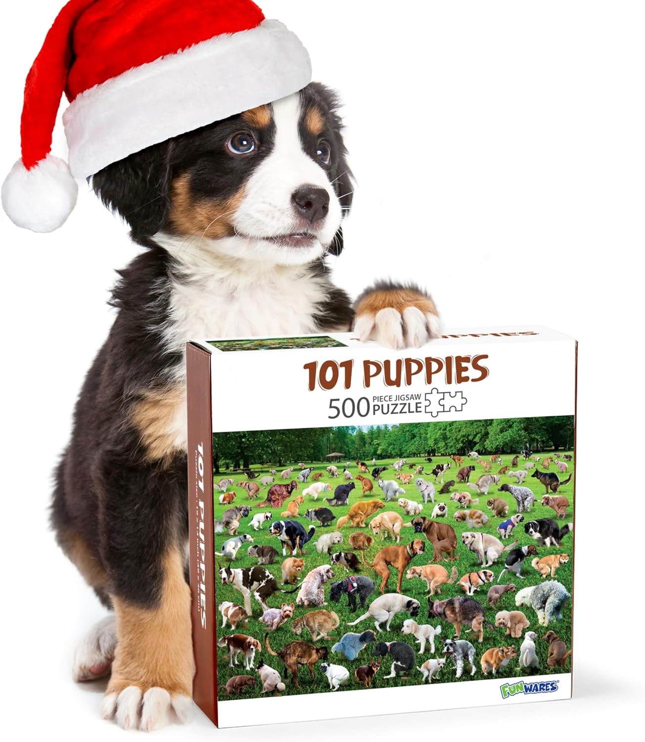 500 Piece - 101 Pooping Puppies Jigsaw Puzzle