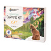 Cat Soapstone Carving Kit
