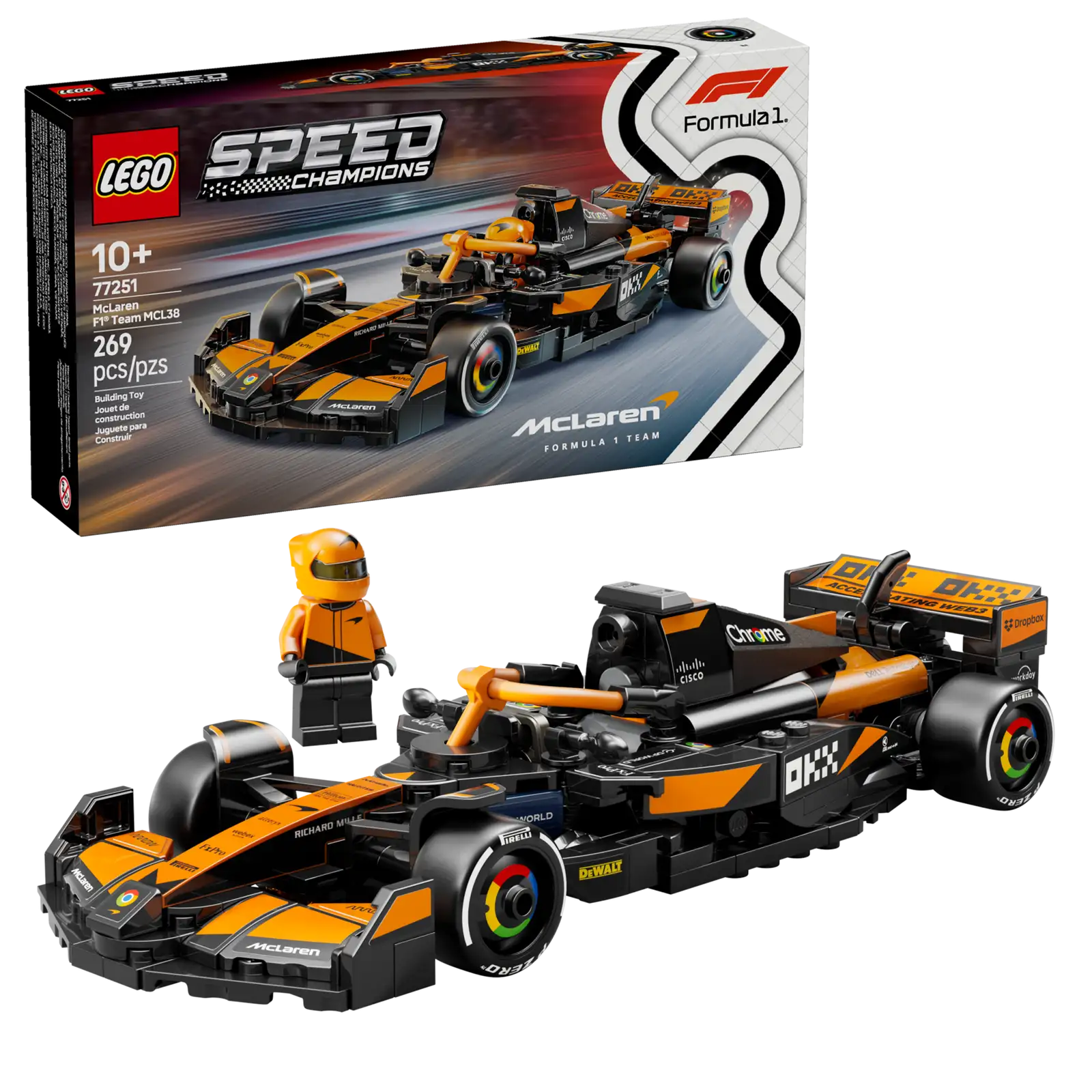 McLaren F1® Team MCL38 Race Car  - LEGO Speed Champions - 77251