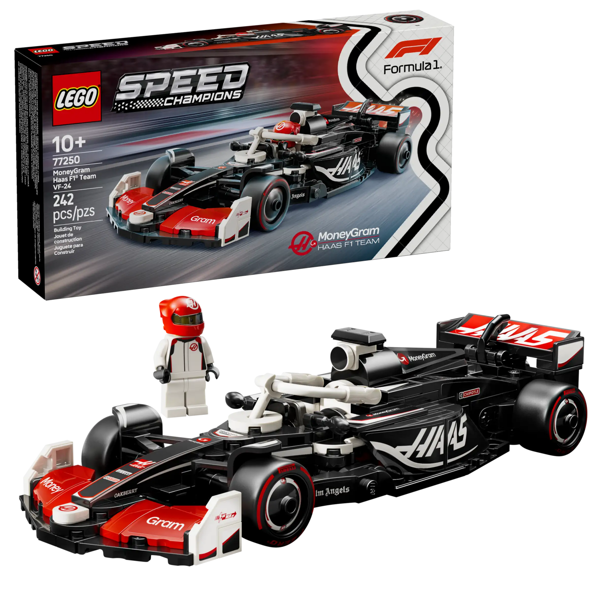 MoneyGram Haas F1® Team VF-24 Race Car - LEGO®  Speed Champions - 77250