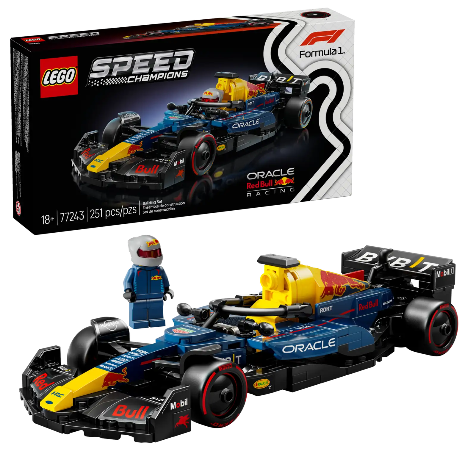 Oracle Red Bull Racing RB20 F1® Race Car - Speed Champions - 77243
