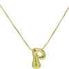 Chunky Bubble Initial Letter Necklace for Women Teen Girls Boys Men Balloon Statement Dainty Alphabet Personalized Jewelry