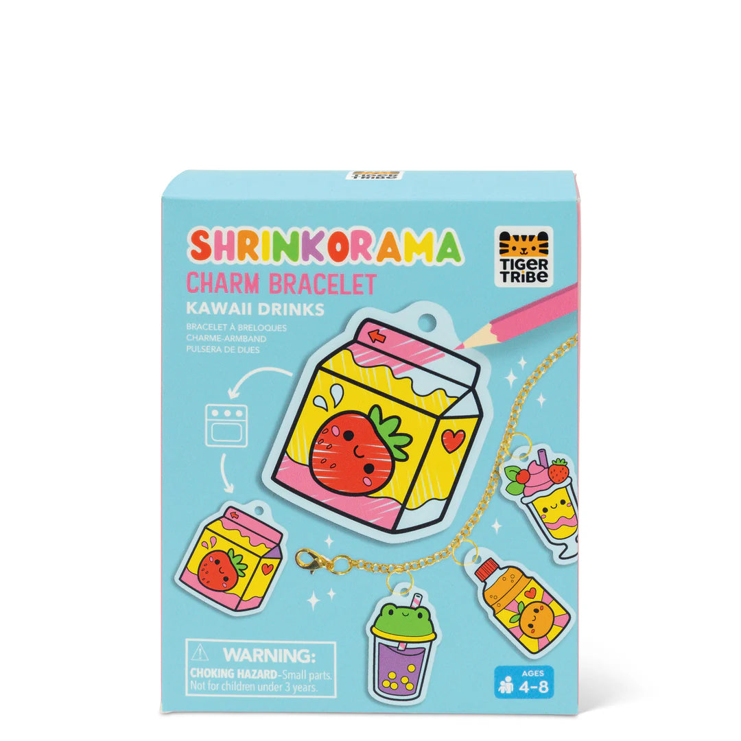 Kawaii Drinks -Shrinkorama - Charm Bracelet