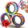 3-pack magnetic fidget rings