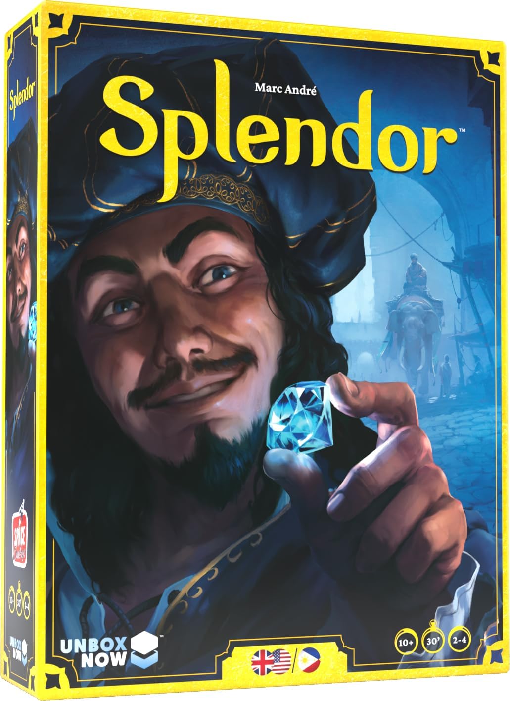 Asmodee Splendor Board Game - Master The Art of Wealth and Prestige! - Engaging Gem Mining Strategy Game for Kids & Adults, Ages 10+