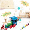 Locomotive - 3D Wooden Puzzle Paint Kit - Hands Craft